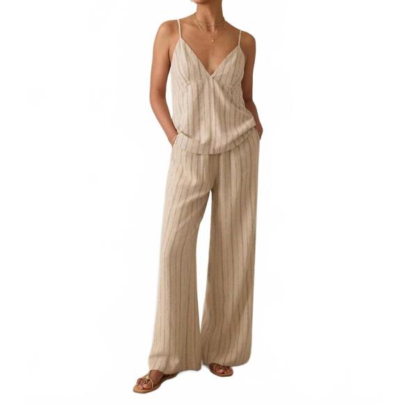 FAHERTY Pants - NEW FAHERTY riviera pant in beige